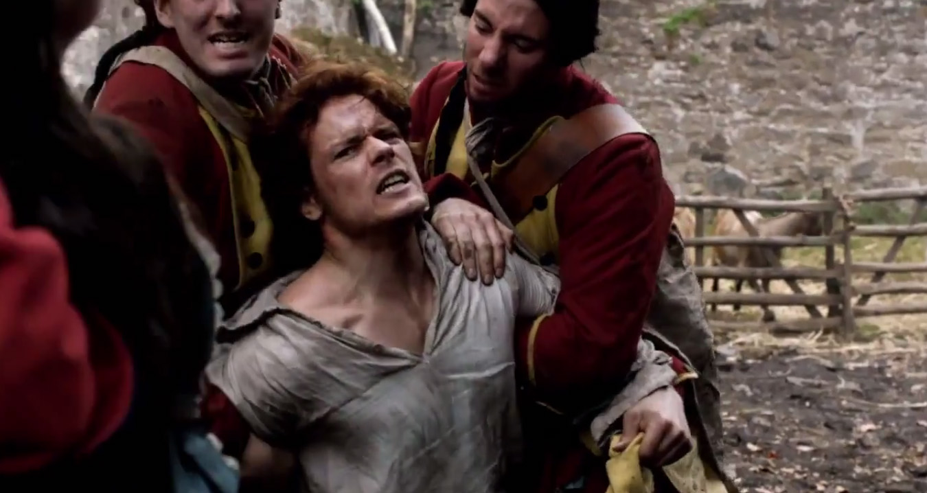 episode clip,second episode,fifth clip,castle leoch,sam heughan,jamie frase...