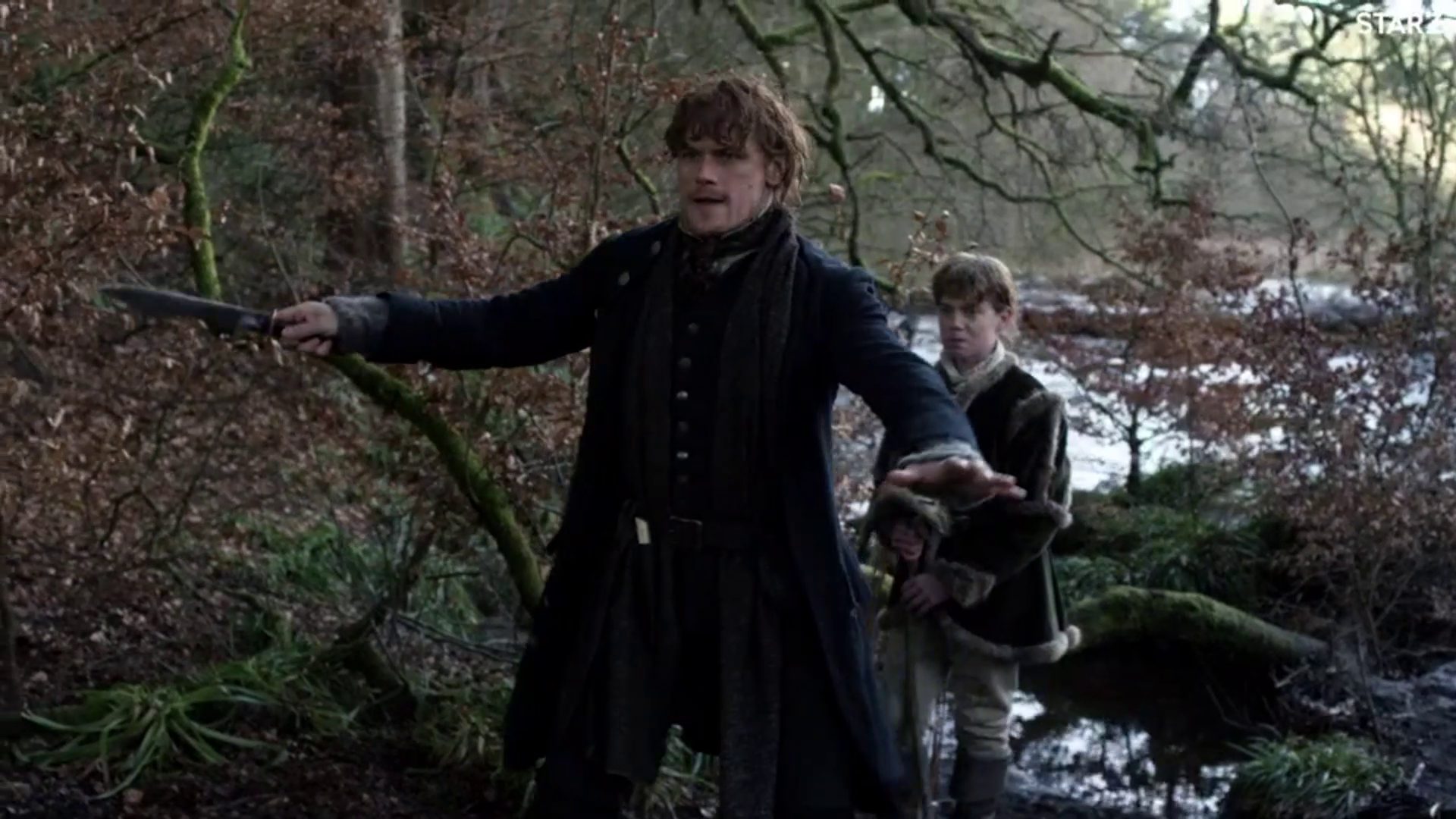 Jamie and William in Outlander Episode 406