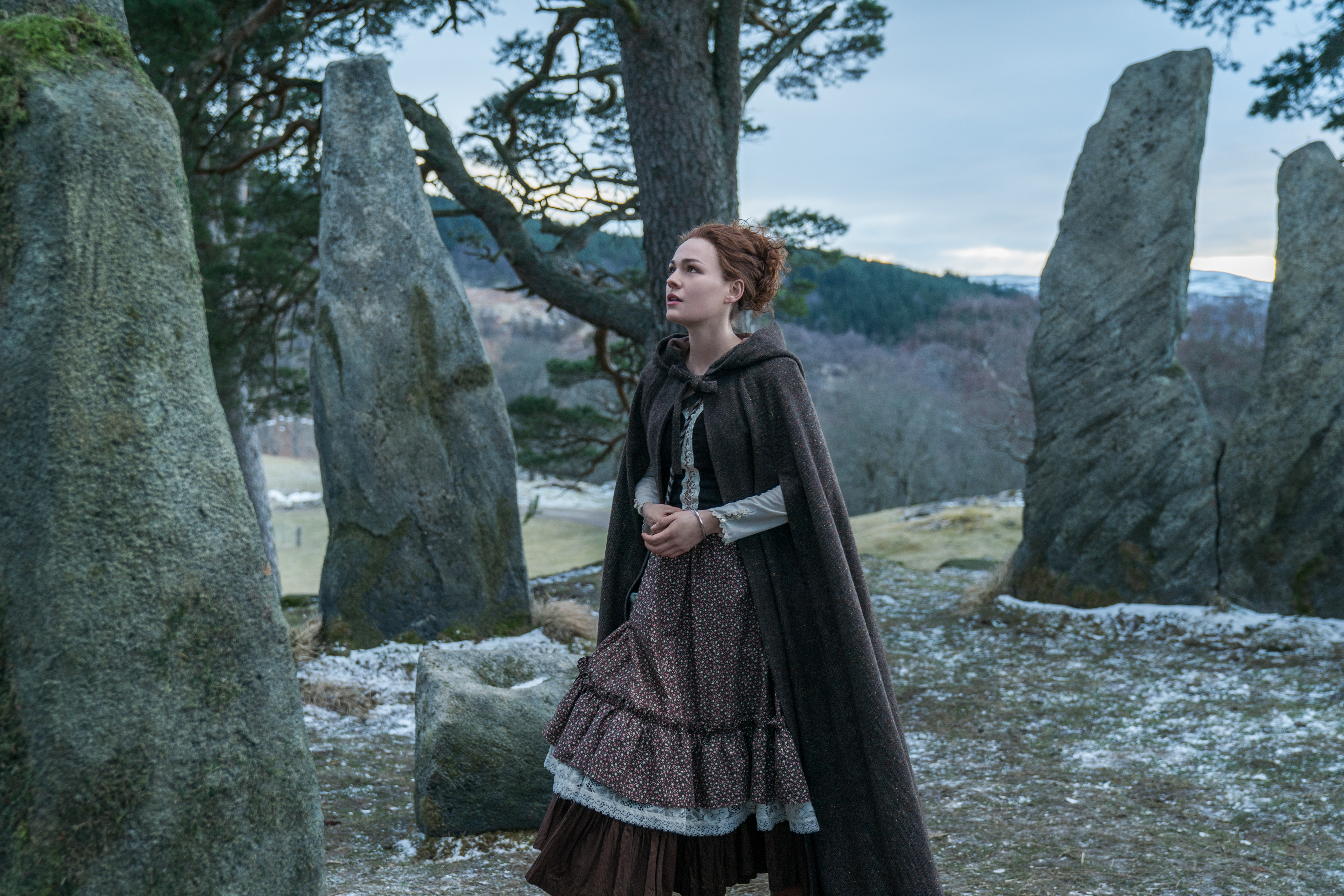 Bree at Craigh na Dun Outlander Episode 407