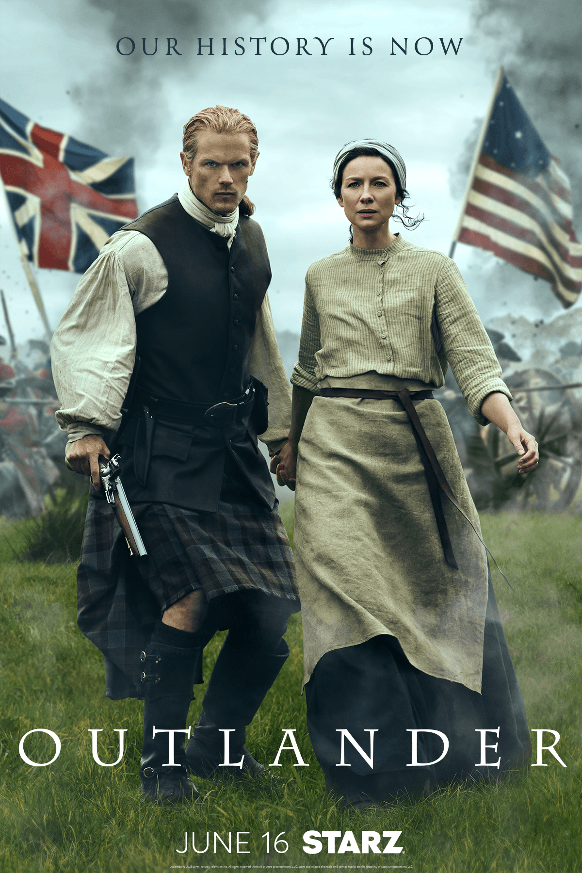 New Official Season Seven Key Art for ‘Outlander’ Outlander TV News
